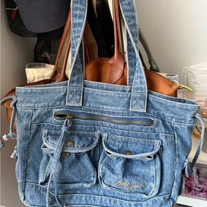 BDG Blue Denim Tote Bag